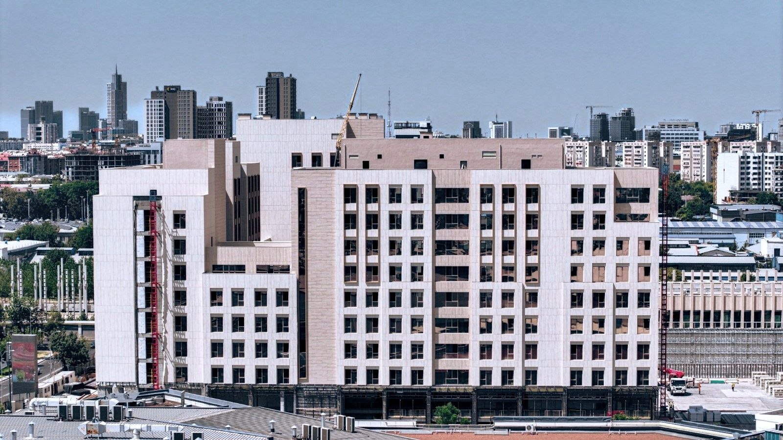 Alfraganus Hotel Square, вид с высоты